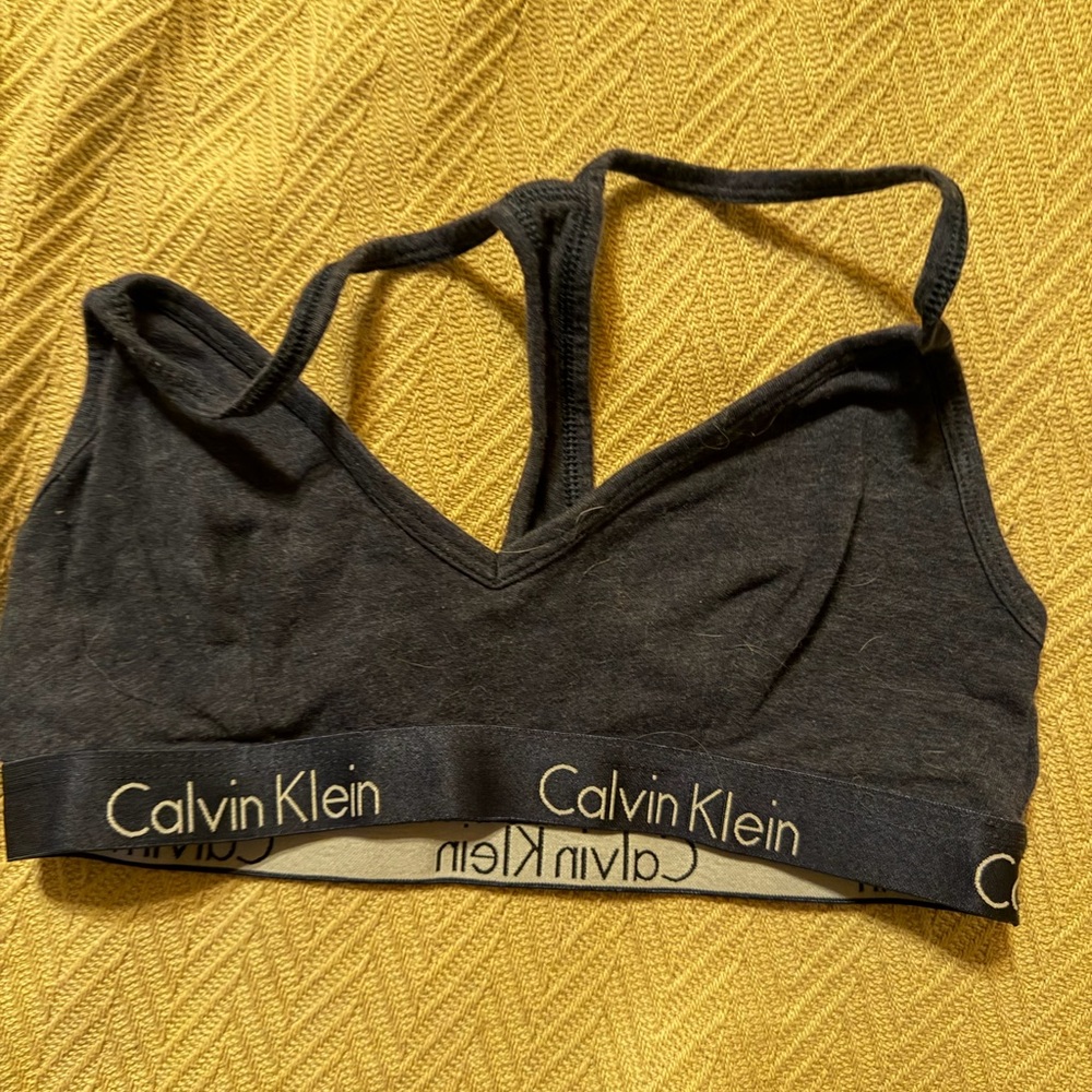 Calvin Klein Charcoal Bralette
